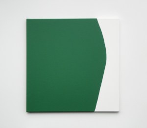 Monika Gojer, touching thought dark green,