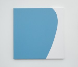 Monika Gojer, touching thoughts marine blue, 2017